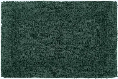 Produktbild von HOMESCAPES Badematte waldgrün 50x80 cm aus 100% Baumwolle
