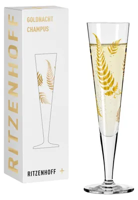 Produktbild von Ritzenhoff Goldnacht Champagnerglas 205 ml Kristallglas Zahril Mubaza