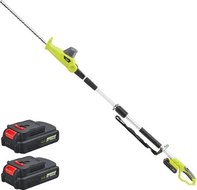 Image de Taille-haie multifonctionnel à batterie avec rallonge télescopique
