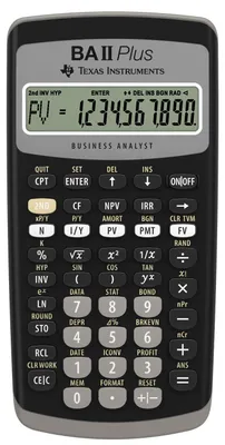 Obrázek produktu pro Kalkulačka Texas Instruments BA II Plus, černá