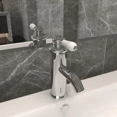 Immagine prodotto di vidaXL Rubinetto per lavabo cromato 130x180 mm