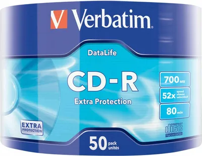 Produktbild von VERBATIM 43787 Extra Protection / Schutz CD-R 52X Rohling