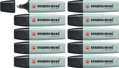 Produktbild von STABILO Textmarker -  BOSS ORIGINAL NatureCOLORS - 10er Pack - grünerde