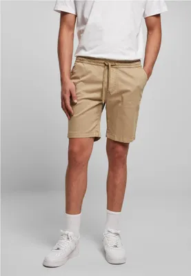 Produktbild von TB1609 - Stretch Twill Joggshorts unionbeige XS