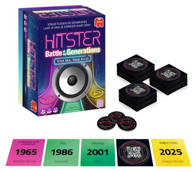 Productafbeelding van Jumbo Hitster 1110100785, Kaartspel, Feestspel, Vanaf 16 jaar, 30 minuten, 30 minuten