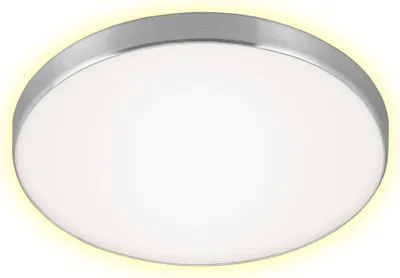 Obrázek produktu pro LED stropní svítidlo BRILONER LEUCHTEN SIMPA, 12 W, 1200 lm, IP20, bílá-hliníková barva, plast-kov, Ø 28,5 cm