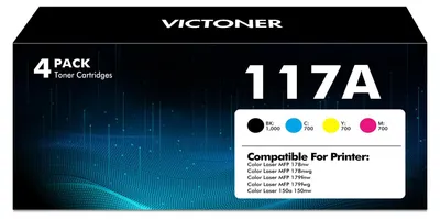 Produktbild von 117A Toner Kompatibel für HP Color Laser MFP 178nwg 179fwg 178nw Mit Chip