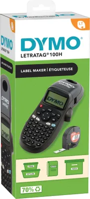 Immagine prodotto di DYMO LetraTag LT-100H Beschriftungsgerät - Schwarz (2174575)