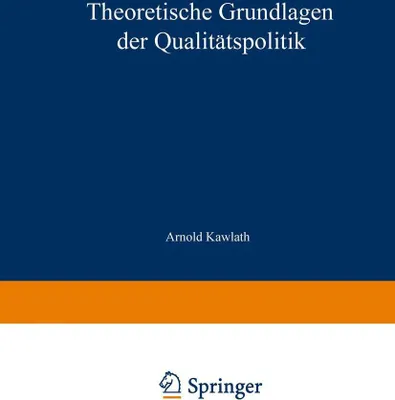Produktbild von Theoretische Grundlagen der Qualitätspolitik