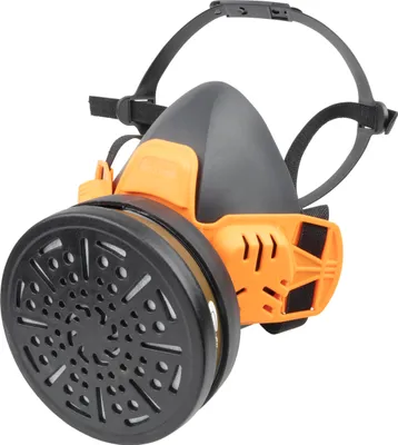Image de Respirateur Wolfcraft avec demi-masque et filtre de remplacement A1 4950000