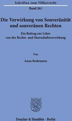 Obrázek produktu pro Die Verwirkung von Souveränität und souveränen Rechten