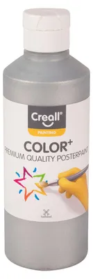 Immagine prodotto di Creall Color+ Vernice metallizzata argento 250ml vernice per poster