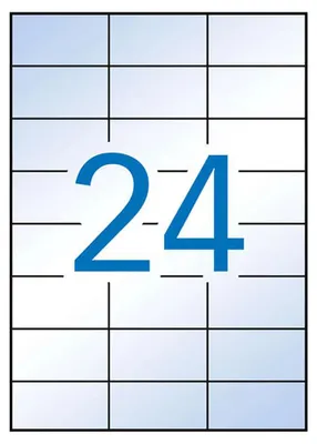 Obrázok produktu pre Etikety, 70x37 mm, polyester, APLI, priehľadné, 240 etikiet/bal