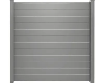 Produktbild von Hauptelement GroJa Lumino Stecksystem ohne Pfosten 180 x 180 cm silbergrau