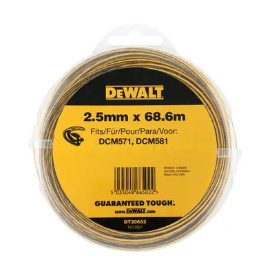 Immagine prodotto di DEWALT Flexvolt Trimmer-Faden, 68,6 m / 2,5 mm