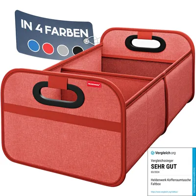 Productafbeelding van HELDENWERK® Kofferbakzak voor auto, inklapbaar, met antislip klittenband, stabiel