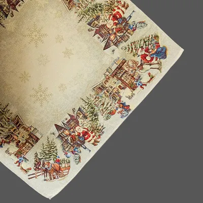 Produktbild von Tischwäsche Weihnachtsmann 95 x 95 cm