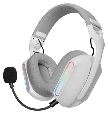 Productafbeelding van Mars Gaming MHW-PROW, bekabelde en draadloze hoofdtelefoon, 18 - 21000 Hz, voor gaming, 217 g, hoofdtelefoon met microfoon, wit
