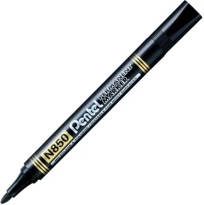 Zdjęcie produktu dla Marker permanentny Pentel N850 okrągła końcówka Czarny