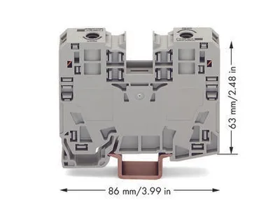 Obrázok produktu pre WAGO 285-135, priechodová svorka pre 2 vodiče, 35 mm²