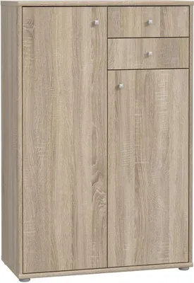 Produktbild von Kommode >Tembi< in Sonoma Eiche - 73,7x111,1x34,8cm (BxHxT)