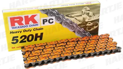 Produktbild von RK Kette 520 H 120 C Orange/Schwarz Offen
