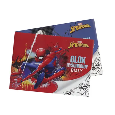Produktbild von Zeichnungsblock weiß SPIDERMAN A4 | 20k
