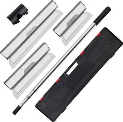Produktbild von Dekorspachtel Set - Breitspachtel 25/40/60 cm - Flächenspachtel - Gipserspachtel für professionelle Anwendungen