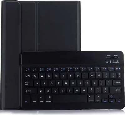 Produktbild von 2in1 Set Bluetooth Tastatur in Schwarz + Hülle für Samsung Tab S9 2023 SM-X710/X716B/X718U Tab S9 FE SM-X510/X516 11 Zoll Case Schutzhülle Standfunktion Sleep and Wake
