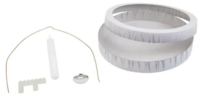 Obrázek produktu pro Heyda 204889151 Sada na výrobu lucerny Ø 13 cm bílá