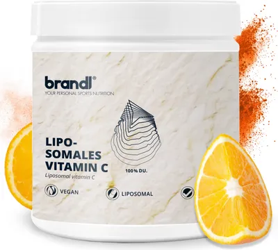 Produktbild von brandl® Liposomales Vitamin C hochdosiert vegan | Vit C (Ascorbinsäure) Kapseln Vegan