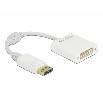 Produktbild von DELOCK Adapter DisplayPort 1.1 Stecker zu DVI Buchse Passiv