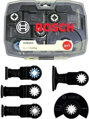 Zdjęcie produktu dla BOSCH PROFESSIONAL Zestaw 5 Brzeszczotów Oscylacyjnych STARLOCK