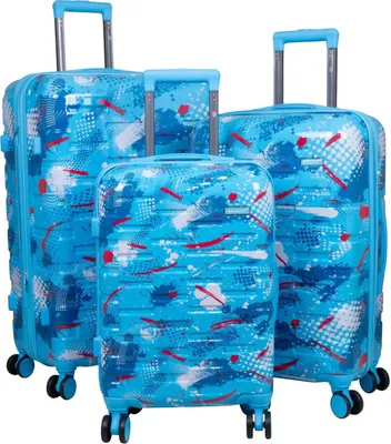 Produktbild von Hartschale Kofferset 3 teilig mit Motiv Pescara hellblau
