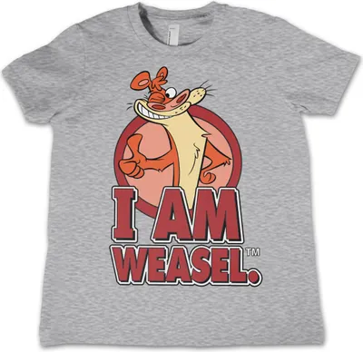 Produktbild von I Am Weasel Kids T-Shirt - 8Years-M - HeatherGrey