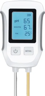 Obrázok produktu pre Digitálny 3-v-1 tester pôdy s meraním teploty a vlhkosti a podsvietením pre záhradníctvo a poľnohospodárstvo
