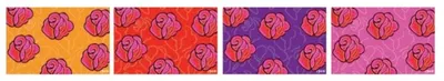Produktbild von Tischset Platzmatten Rosen - bunt - 4 teilig