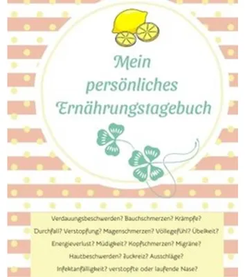 Produktbild von Mein persönliches Ernährungstagebuch