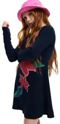 Zdjęcie produktu dla Sukienka Desigual Unisex dla dzieci, model 25sgvk21, kolor niebieski, rozmiar 12 lat (standardy europejskie)