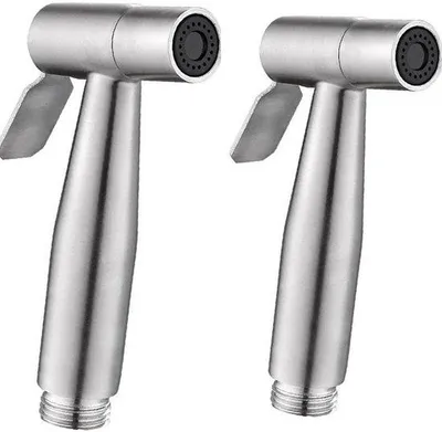 Immagine prodotto di 2 ugelli bidet portatili in acciaio inossidabile – per pannolini, bagno, cucina e WC