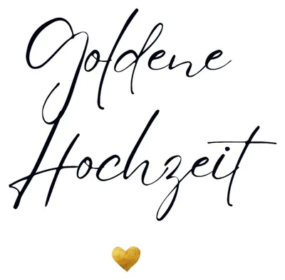 Produktbild von Gästebuch "Goldene Hochzeit"- Premium Gästebuch Blanko
