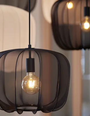 Productafbeelding van Bohemian hanglamp Plumeria zwart Ø 40cm