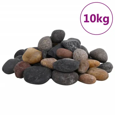 Produktbild von Polierte Kiesel 10 kg Mehrfarbig 5-8 cm