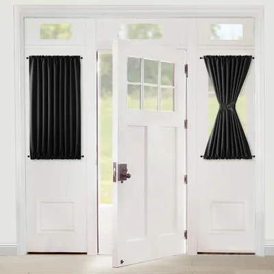 Deurgordijn verduisterend 1 Stück H102xB137 cm schwarz