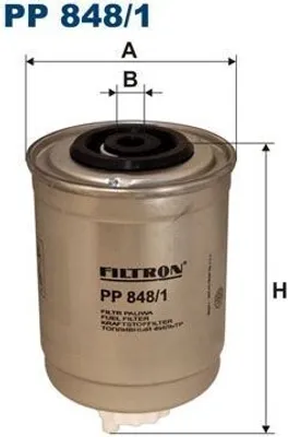 Produktbild von FILTRON KRAFTSTOFFFILTER Anschraubfilter PP 848/1