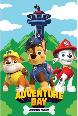 Produktbild von Paw Patrol Adventure Bay Fleecedecke 100x150cm