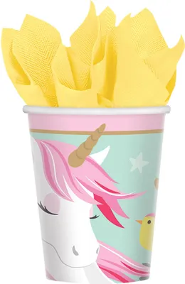 Immagine prodotto di Bicchieri di carta Unicorno (8 pezzi)