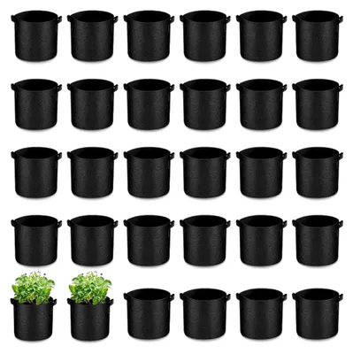 Produktbild von Kartoffel Pflanzsack, 30 Pack 5 Gallonen Kartoffelsack Zum Pflanzen Mit 2 Griffen