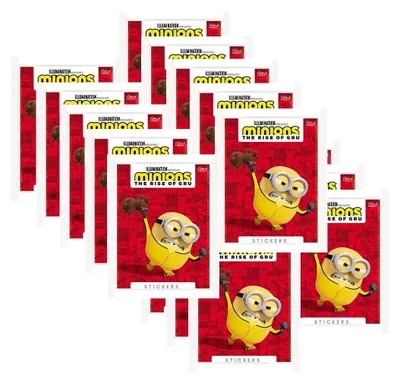 Obrázek produktu pro Minions - Hledání minibossů - Sběratelské samolepky - 20 sáčků