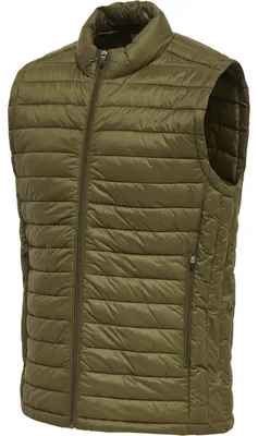 Image de Hummel Red Quilted Waistcoat Gilet sans manches, Taille:M